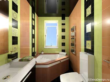 Интерьер ванной комнаты  в пастельных тонах. Дизайн ванных комнат Боровкова А.А. г.Краснодар